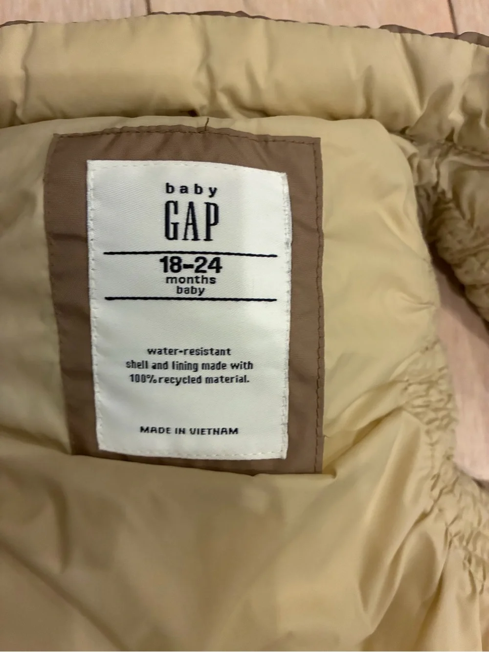 GAP baby recycled